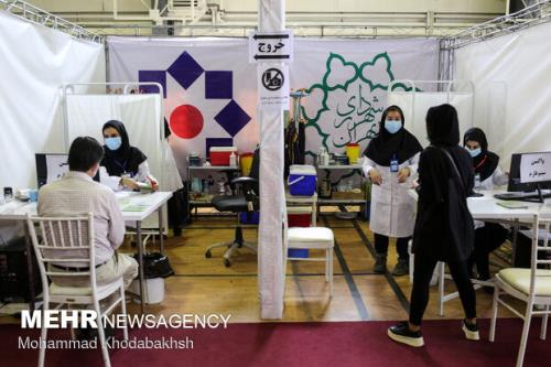 آماده سازی بزرگ ترین مرکز واکسیناسیون کشور در تهران