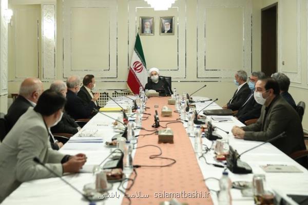 رئیس جمهور: كوشش برای ساخت واكسن و پیش خرید از دیگر كشورها در جریان است